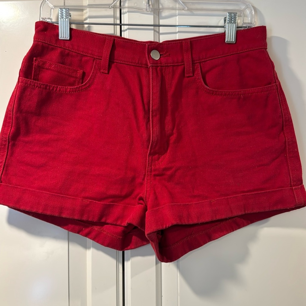VGUC American Apparel 2000s Red Shorts